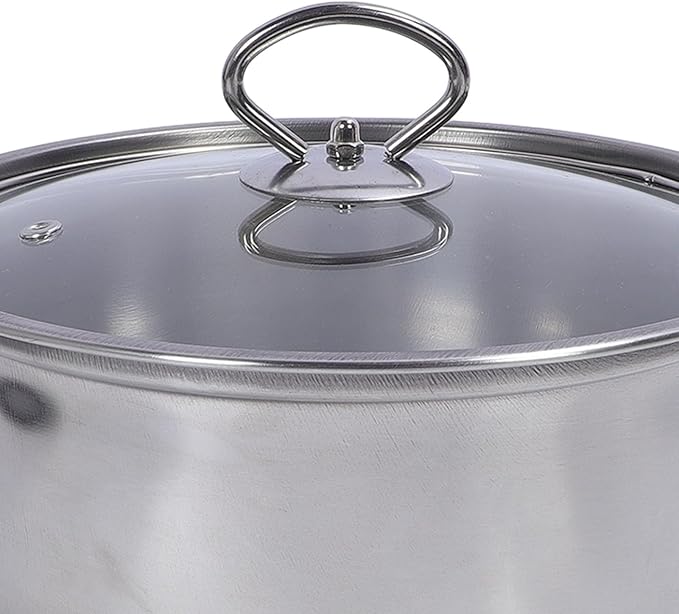 7-Piece Non-Stick Cookware Set with Milk Pot Frying Pan and Saucepan Induction &amp Dishwasher Safe for Family and Guests