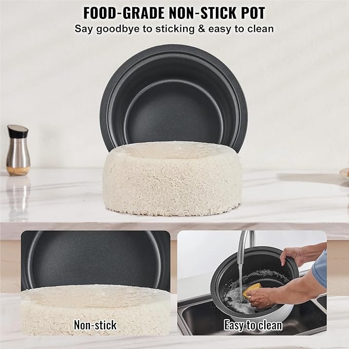 Compatible for SucceBuy Commercial Rice Cooker (8L/10L/13L) - Aluminium Nonstick Inner Pot 24-Hour Keep Warm for Restaurant Buffet(8L)