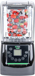 Restaurantware-Hi Tek 3 HP Commercial Blender 1 Variable Speed Heavy-Duty Blender - 48-Ounce Tritan Jar Sound Enclosure White Plastic Industrial Programmable Touchpad