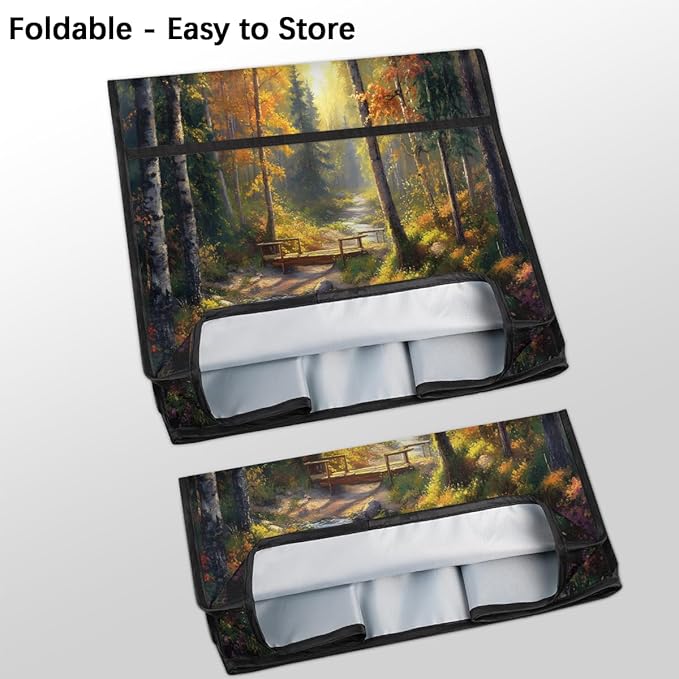 cfpolar Kitchen Aid Mixer Cover Compatible with 6-8 Quarts Forest Maple Stream Stand Mixer Cover Kitchen Aid Mixers Accessories Appliance Organizer Bag Dust Covers with Zipper Pocket