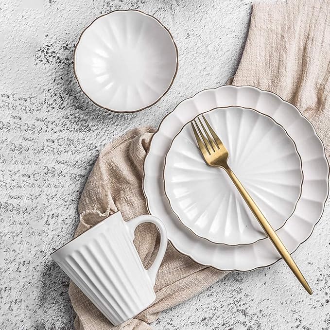 Dinner Set for Luxury Restaurant and Home 45 Pieces Porcelain Dinnerware Set