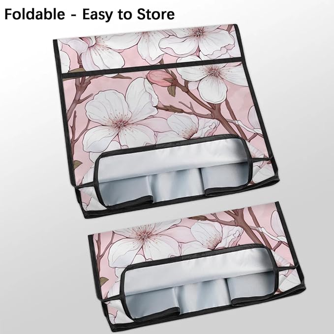 cfpolar Kitchen Aid Mixer Cover Compatible with 6-8 Quarts Flowers Cherry Blossoms Stand Mixer Cover Kitchen Aid Mixers Accessories Appliance Organizer Bag Dust Covers with Zipper Pocket