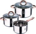 Battery 5pc stainless steel suitable for induction Onil collection