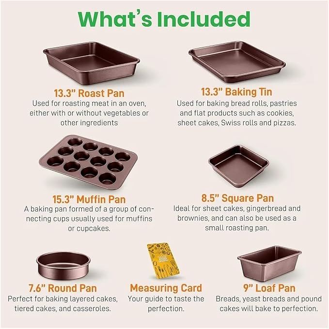 Kitchenware Pots &amp Pans Set Basic Kitchen Cookware Non-Stick (20-Piece Set)