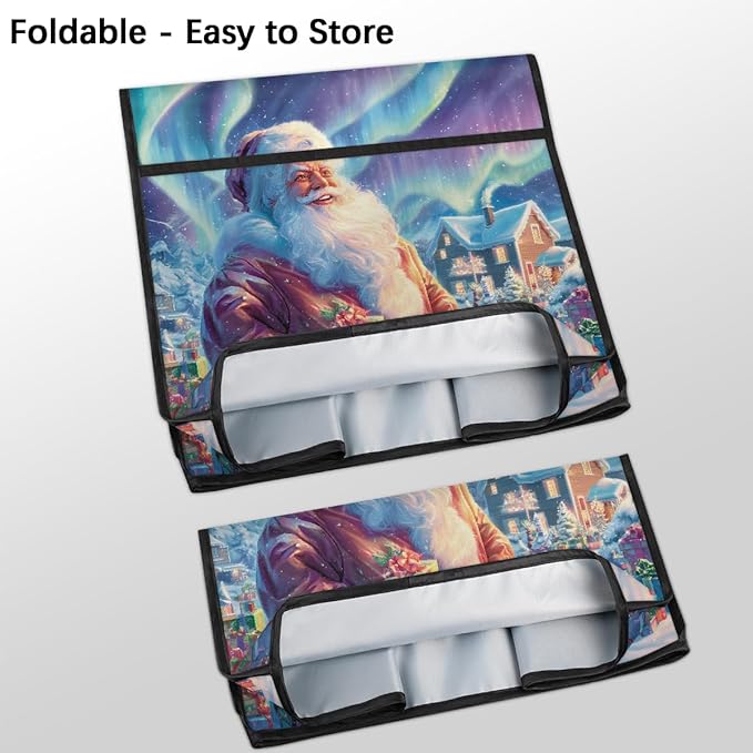 cfpolar Kitchen Aid Mixer Cover Compatible with 6-8 Quarts Christmas Gift Santa Claus Stand Mixer Cover Kitchen Aid Mixers Accessories Appliance Organizer Bag Dust Covers with Zipper Pocket