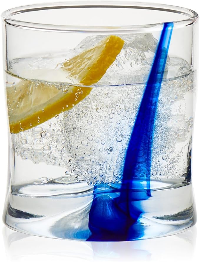 Libbey Blue Ribbon Impressions Rocks Glasses 8-ounce Set of 8