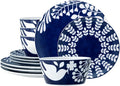 Noritake Bluefjord 12-Piece Dinneware Set Service for 4