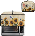 Doojoayie Butterfly &amp Sunflower Toaster Cover 8 Slice Kitchen Appliance Covers 22.5x18.5x 13 Small Appliance Dust Protector with Top Handle Belt Easy to Storange