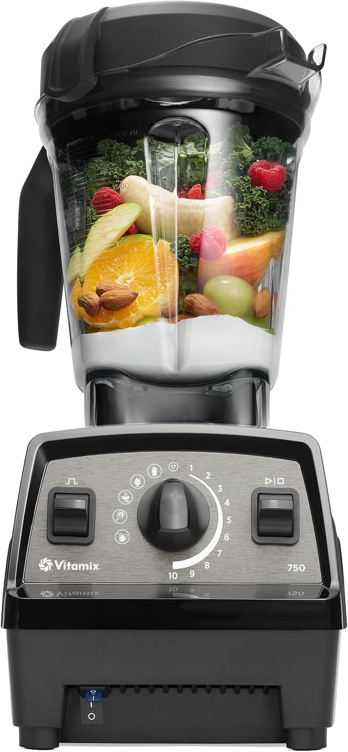 Vitamix Propel Series 750 Professional-Grade Blender with Four Blending Programs for Smoothies Soups and More Self-Cleaning Stainless-Steel Blades 64 Oz Container Black