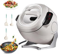 Automatic Cooking Pot Fried Rice Machine Portable Automatic Cooking Pot/Touch Control 3-Level Gear Adjustment Drum Cooking with 3 Cooking Utensils - for Stir Fry