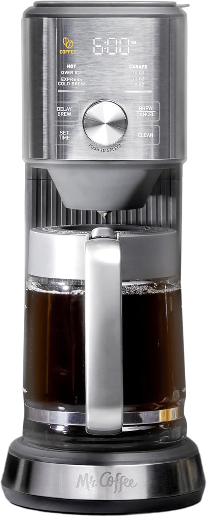 Mr. Coffee Perfect Brew Intelligent Coffee Maker Cold Brew Maker &amp Tea Brewer