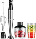 hadlook Immersion Blender with Chopper Whisk and Frother - Handheld 5-in-1 Immersion Blender 1100W for Soup Baby Food and Smoothies