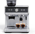 Espresso Machine with Grinder &amp Milk Frother 20 Bar Espresso Coffee Maker 2.8L Removable Water Tank 1450W Semi-Automatic Espresso/Latte/Cappuccino Machines for Home Barista Office