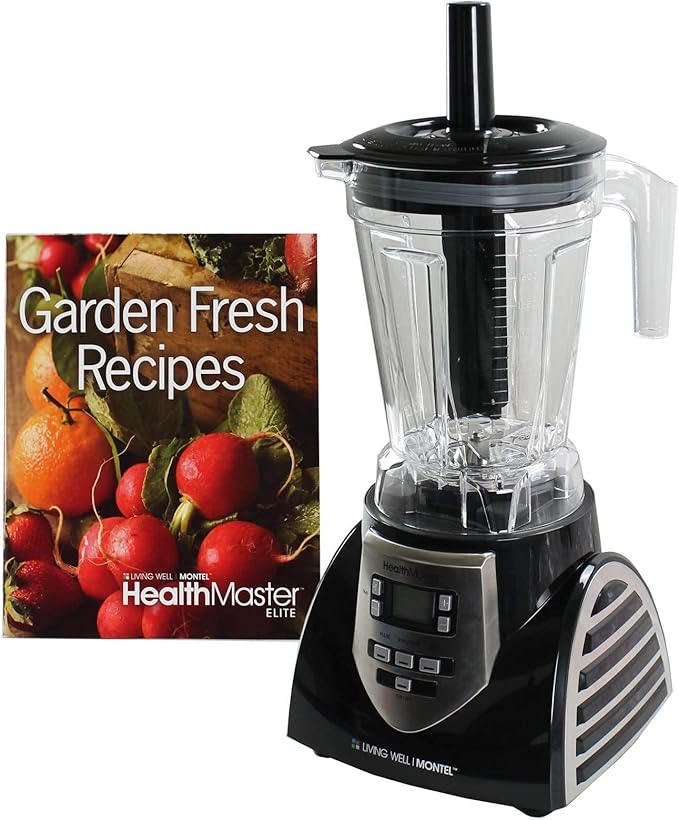 JLA-8 Professional Countertop Blender Emulsifier 1200-Watt with 60-oz BPA Free Jar Stainless Steel Blades for Frozen Drinks Smoothies Sauces &amp More Black