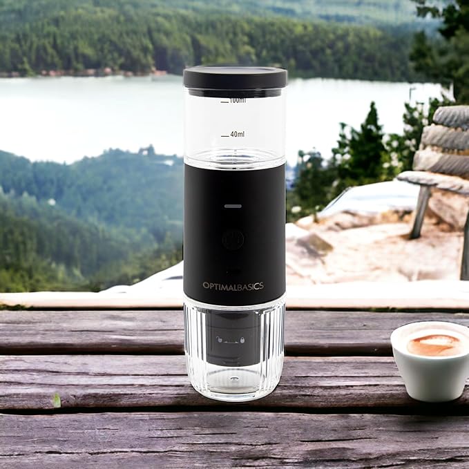 Mini Portable Espresso Coffee Maker USB Rechargeable for Espresso Powder or Capsule