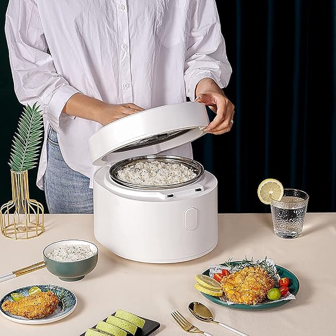 Low-Sugar Rice Cooker Household Multi-Function Rice Cooker 304 Stainless Steel Inner 24H ReservationRice Soup Separated(B) (B)