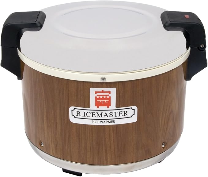 RiceMaster 18 Qt. Rice Warmer With Woodgrain Exterior - 120V