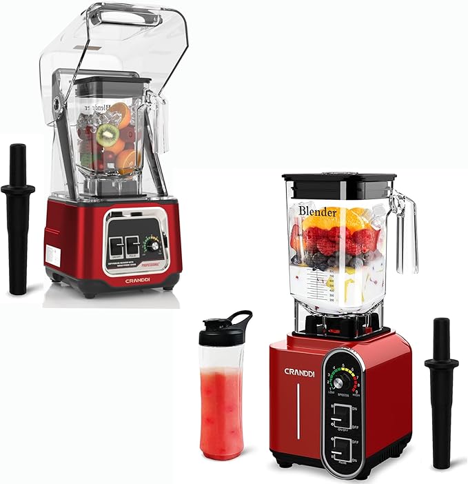 CRANDDl Commercial Quiet Blender K80 + K98C