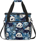 Panda Flowers Coffee Maker Carrying Bag Portable Travel Storage Tote Bag Compatible with K-Mini or K-Mini Plus Single Serve Coffee Brewer Carrying Case with Multiple Pockets &amp Shoulder Strap