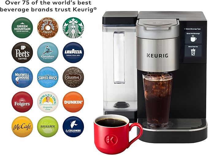 Keurig K-2550 Medium Business Single Serve Coffee Maker 110 oz Water Reservoir Silver/Black
