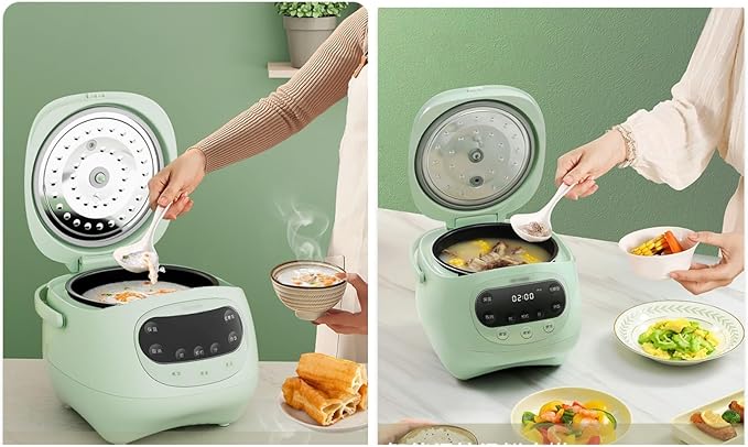 Rice Cookers Intelligent Rice Cooker 3L Household Rice Soup Separation Multifunctional Non-Stick Liner Steaming Rice Cooker Rice Maker