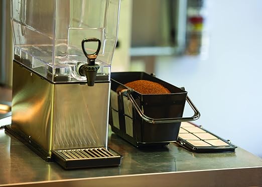 Service Ideas CBNS3SS Cold Brew N' Serv System Cold Brew Coffee Maker 3 Gallon Stainless Steel
