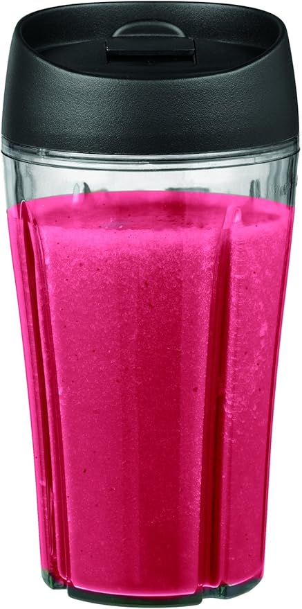Oster Pro 1200 Smoothie Blender with Glass Jar &amp 24oz To-Go Cup Countertop Kitchen Blender with 7 Speeds 1200W Power Brushed Nickel