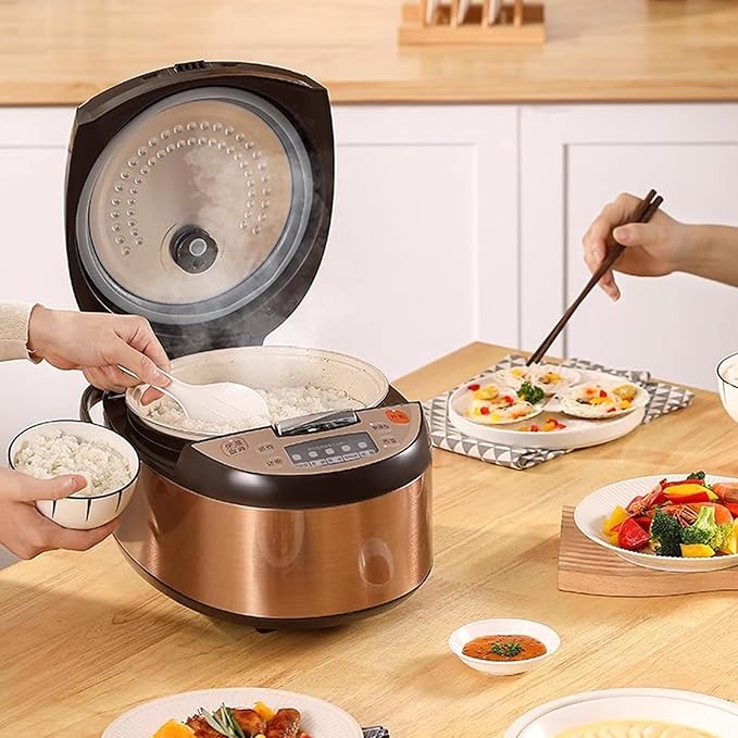 GRFIT Electric Rice Cooker Intelligent Multifunctional Mini 1-5 People 3-5L Small Steaming Rice Cooker (Size : 5L) jinyi2016SHOP-1998