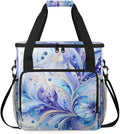 Tie Dyeing Coffee Maker Carrying Bag Purple Portable Travel Storage Tote Bag Compatible with K-Mini or K-Mini Plus Single Serve Coffee Brewer Carrying Case with Multiple Pockets &amp Shoulder Strap
