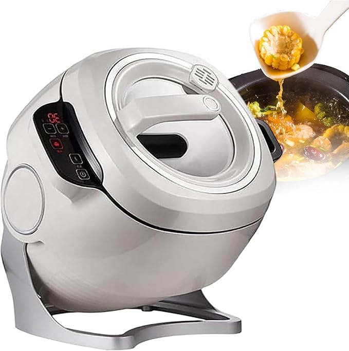 Automatic Cooking Machine5L Fully Automatic Intelligent Fried Rice MachineMulti-Function Cooking Machine for Stir FryingStewing