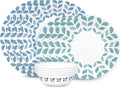 Corelle Vitrelle Glass Dinnerware Set Chip &amp Crack Resistant Triple Layer Glass 12-PC Dinnerware Set Northern Pines