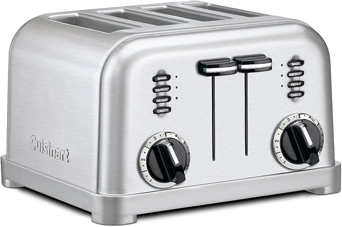 Cuisinart CPT-180P1 Metal Classic 4-Slice toaster Brushed Stainless &amp SCO-60 Deluxe Stainless Steel Can Opener