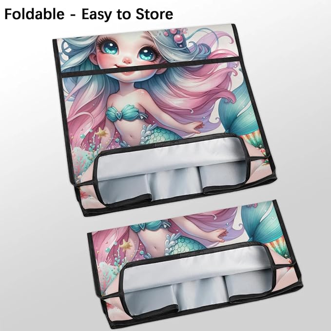 cfpolar Kitchen Aid Mixer Cover Compatible with 6-8 Quarts Mermaid Shell Ocean Stand Mixer Cover Kitchen Aid Mixers Accessories Appliance Organizer Bag Dust Covers with Zipper Pocket