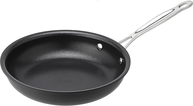 Cuisinart 11-Piece Set Advantage Nonstick Cookware Black &amp 622-20 Chef's Classic 8-Inch Open Skillet Nonstick-Hard-Anodized