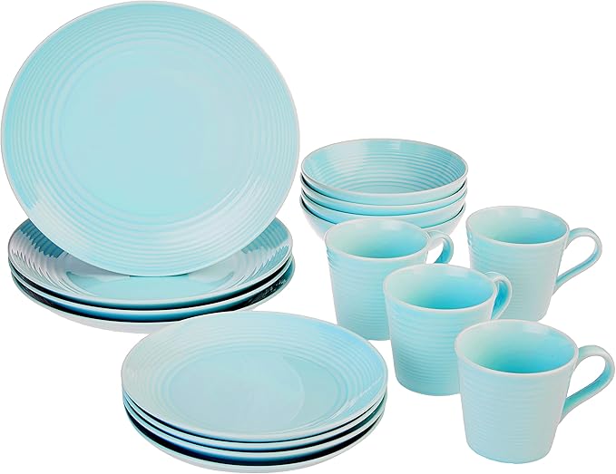 Royal Doulton Exclusively for Gordon Ramsay Maze Blue 16-Piece Dinnerware Set