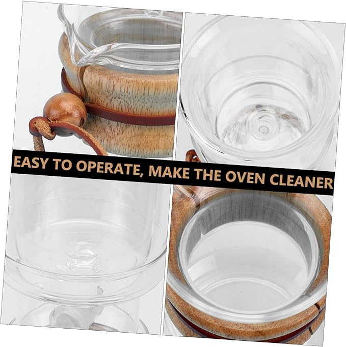 Mikinona 1set Glass Cold Brew Coffee Pot Drip Coffee Maker for Easy Brewing Lightweight and Portable Design for Use Safe Material Beautiful Appearance
