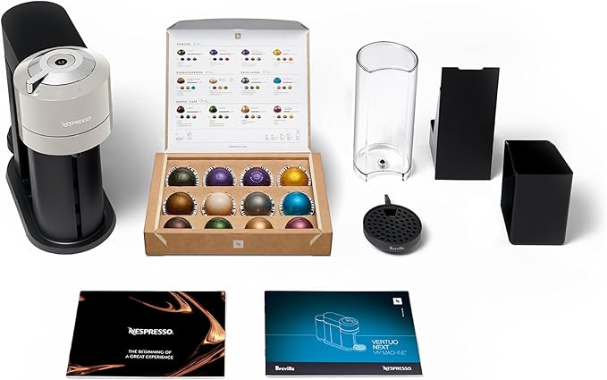 Nespresso Vertuo Next Coffee and Espresso Maker by Breville with Aeroccino Milk Frother