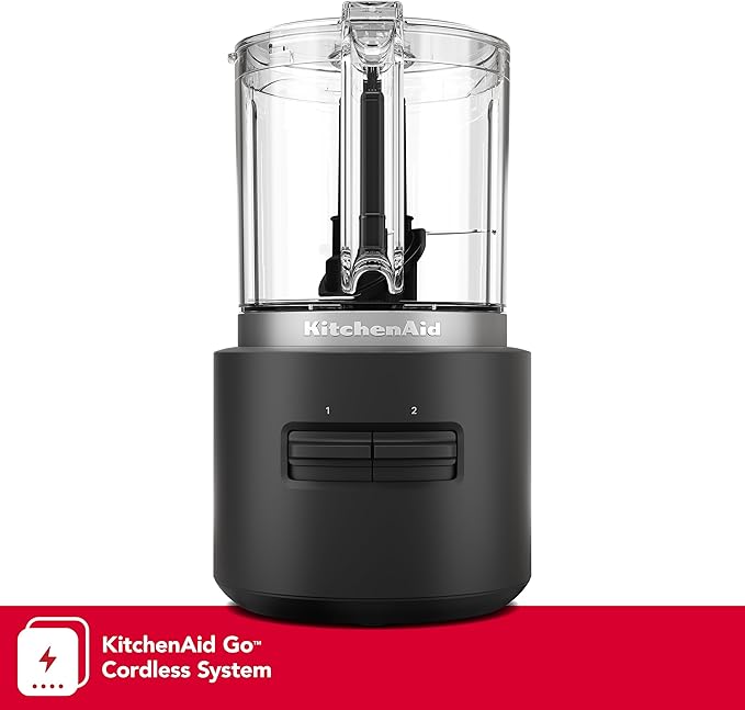 KitchenAid Go™ Cordless Food Chopper - battery included KFCR531 Black Matte