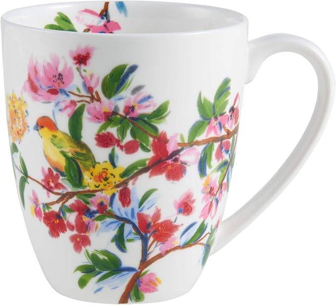 Mikasa Butterfly Garden Bone China Lightweight Chip Resistant 16-Piece Dinnerware Set Service For 4