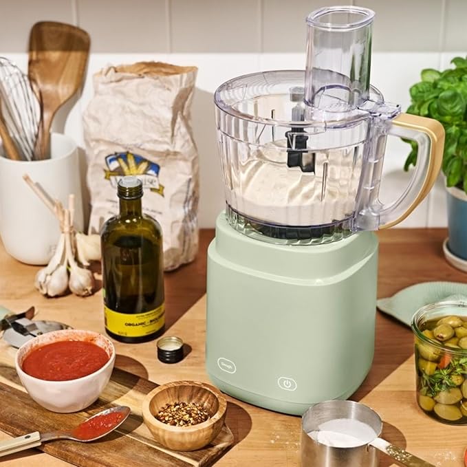 3-in-1 Kitchen System with Powerful Motor Food Processor Personal Blender &amp Multiple Functions for Smoothies (Sage Green)