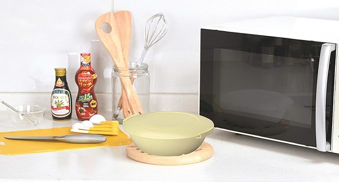 パール金属(PEARL METAL) CC-1145 Microwave Cooker milky yellow