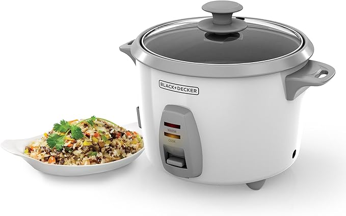 BLACK+DECKER RC436 7-Cup Uncooked/16-cup Cooked Rice Cooker White