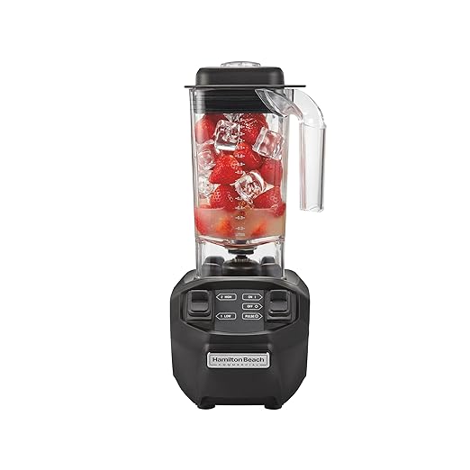 Hamilton Beach Commercial HBB255 Rio Bar Blender 1.6 Horsepower 48 Ounce Capacity BPA-Free Container NSF Certified