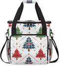 Bright Tree Christmas Coffee Maker Carrying Bag Portable Travel Storage Tote Bag Compatible with K-Mini or K-Mini Plus Single Serve Coffee Brewer Carrying Case with Multiple Pockets &amp Shoulder S