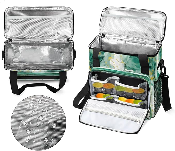 Marble Texture Coffee Maker Travel Bag for K-Mini or K-Mini Plus Single Serve Coffee Brewer Portable Storage Tote Case for Tarvel
