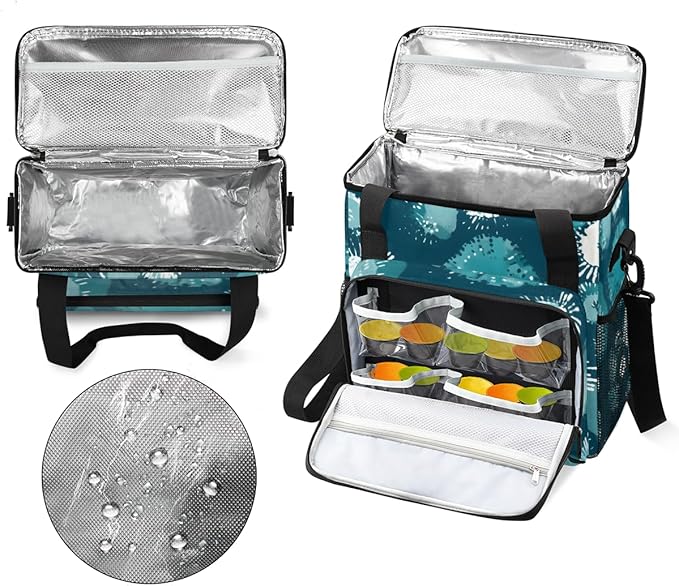 Colorful Powder Coffee Maker Carrying Bag Watercolor Explosion Travel Storage Bag Compatible with K-Mini or K-Mini Plus Single Serve Coffee Brewer Carrying Case with Pockets &amp Shoulder Strap