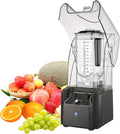 Commercial Professional Blender Juice Smoothie Machine W/Shielded Silent Housing 2200W Electric Food Processor Black