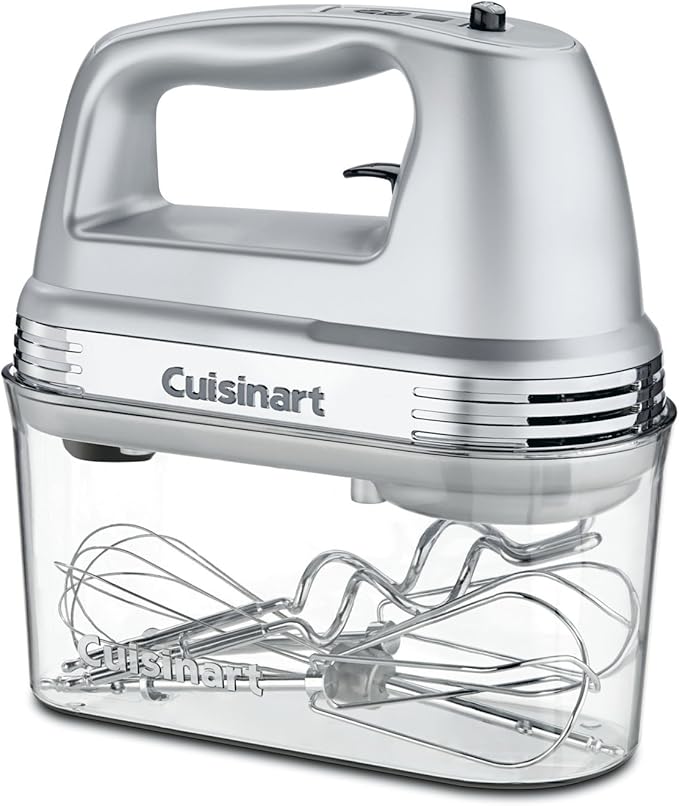 Cuisinart CPT-415P1 Countdown Metal Toaster 2-Slice Brushed Stainless &amp HM-90BCS Power Advantage Plus 9-Speed Handheld Mixer with Storage Case Brushed Chrome
