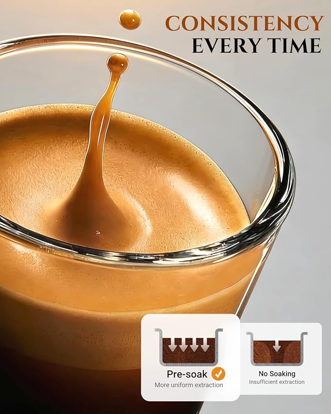 C1 Compact Mini Espresso Machine with Ground Coffee Rechargeable Portable Espresso Maker Electric Small Espresso Machine for Travel RV Car Camping Hiking Office Home Use Coffee Maker with Rich Crema