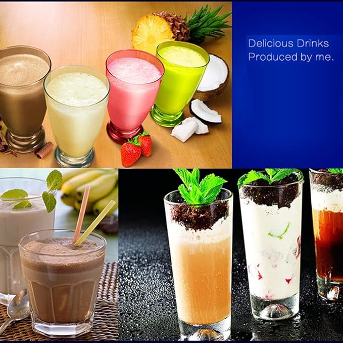 Electric Milk Shaker Machine Milkshake Maker 2 Speed Professional Drink Mixer Stainless Steel Classic Milk Shake Mixer Machine Smoothie And Drink Stand Mixer With 750 Ml Capacity Mixer Cup 180 W